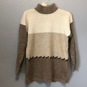 Chamonix rabbit wool sweater Women's S Small silk nylon angora rabbit wool knit